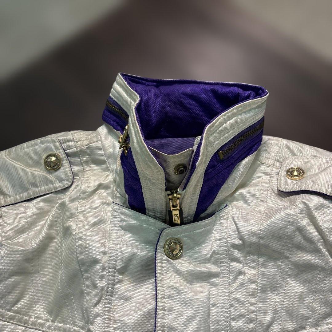 7W7 killy spectrum prism スキージャケット　白×紫　古着