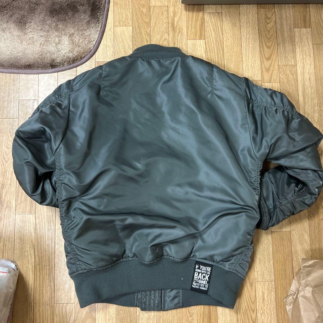 バックチャンネル　アビレックス MA-1 フライトジャケット　迷彩　リバーシブル