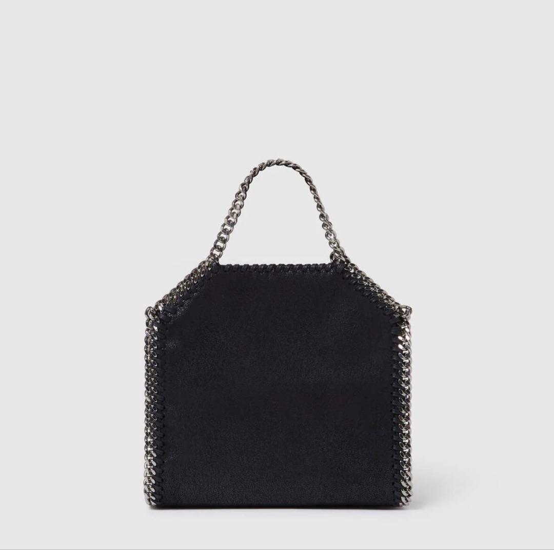 極美品【Stella McCartney】ファラベラタイニートートバッグブラック