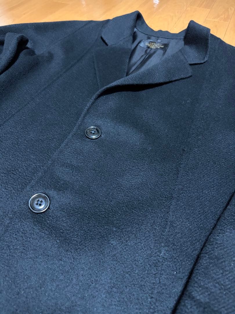 ⚠️期間限定⚠️ 極美品 高級カシミヤ100% コート ブラック