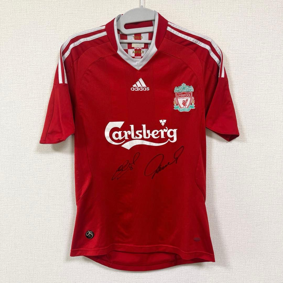 リバプール　ジェラード＆トーレス　　直筆サイン入りユニフォーム