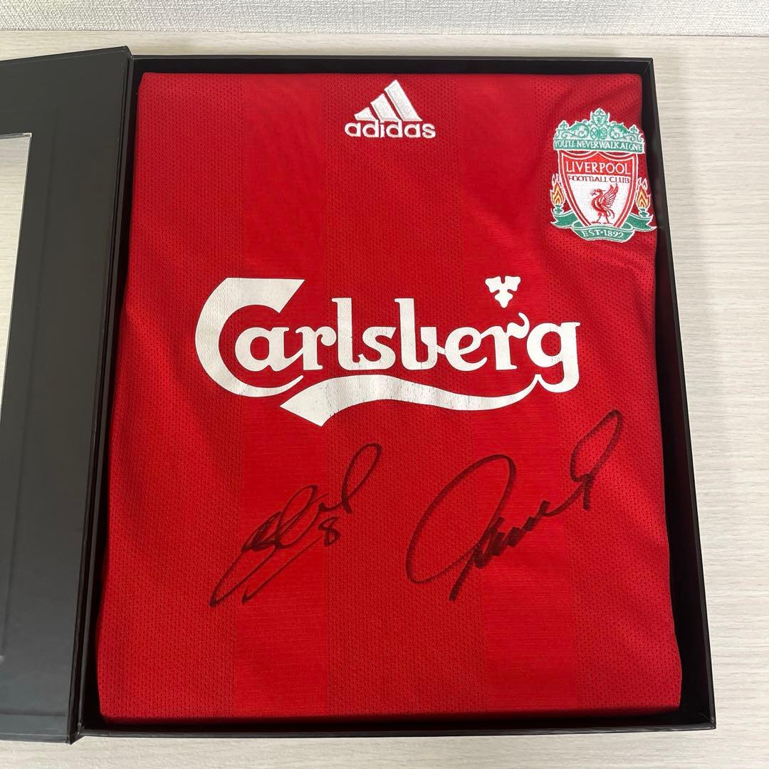 リバプール　ジェラード＆トーレス　　直筆サイン入りユニフォーム