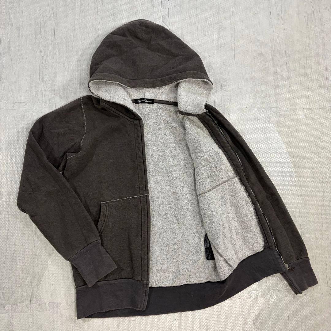 希少 HYSTERIC GLAMOUR ヒスガール 裏起毛 フルジップパーカー