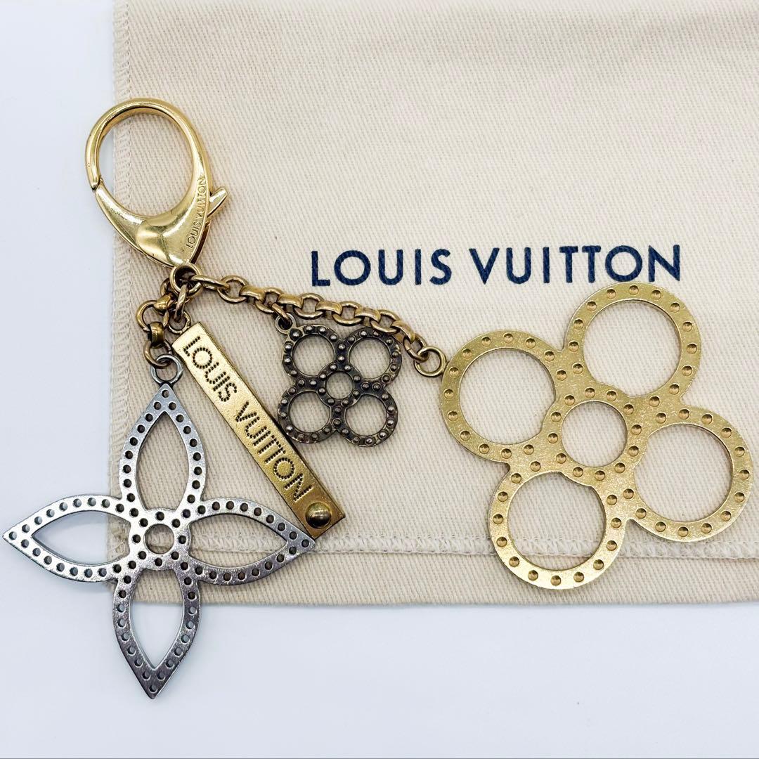 美品 ルイヴィトン ビジューサック・タパージュ バッグチャーム キーホルダー