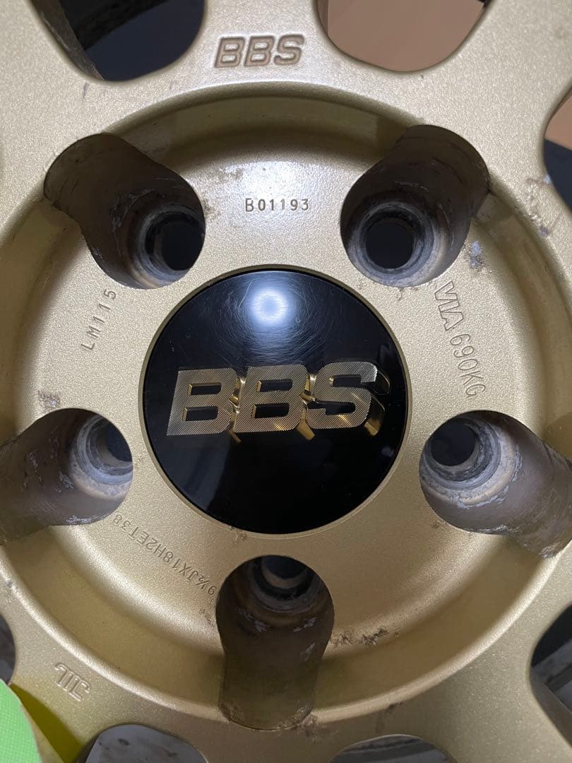 BBS LM 18インチ 9.5J+38 LM115 2本セット送料込み A