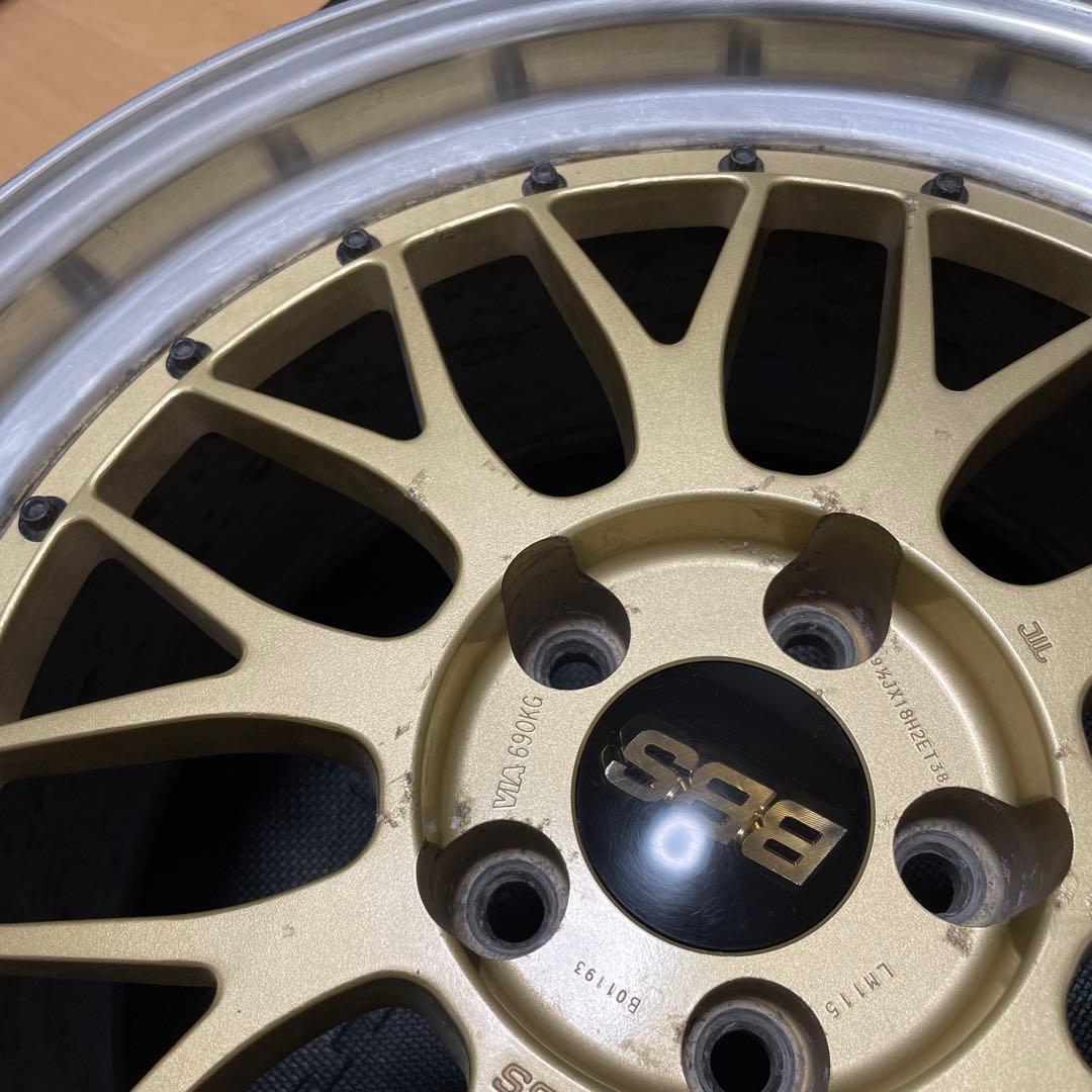 BBS LM 18インチ 9.5J+38 LM115 2本セット送料込み A