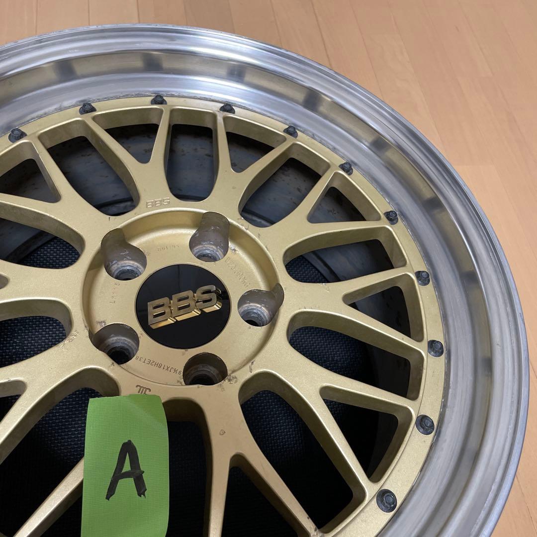 BBS LM 18インチ 9.5J+38 LM115 2本セット送料込み A