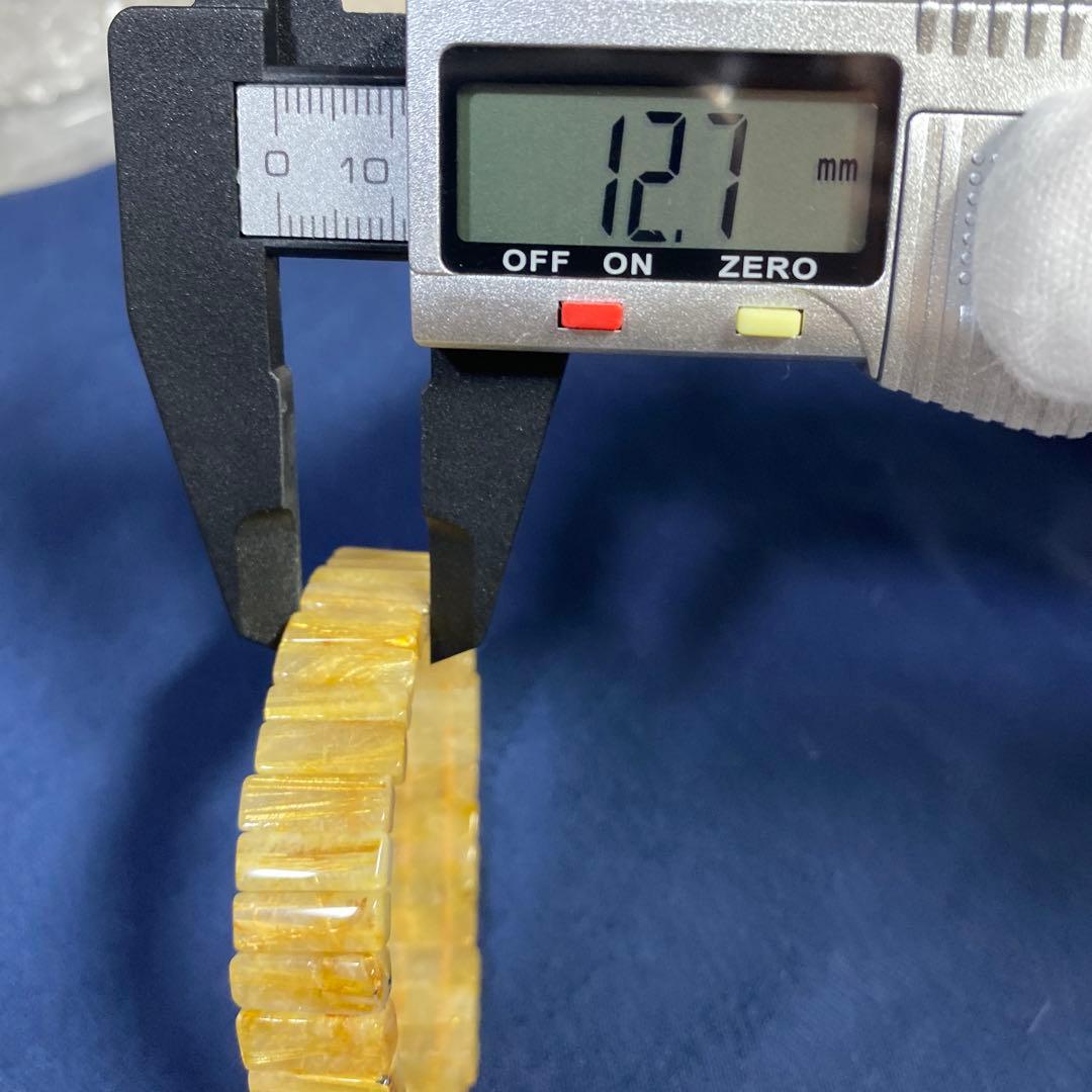 タイチンルチル　バングル　太針　パワーストーン　内径約17cm