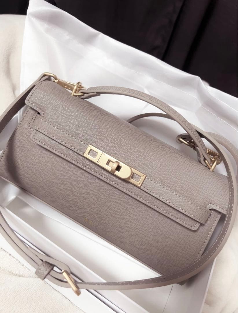 JW PEI noor トップハンドルバッグ エレファントグレー