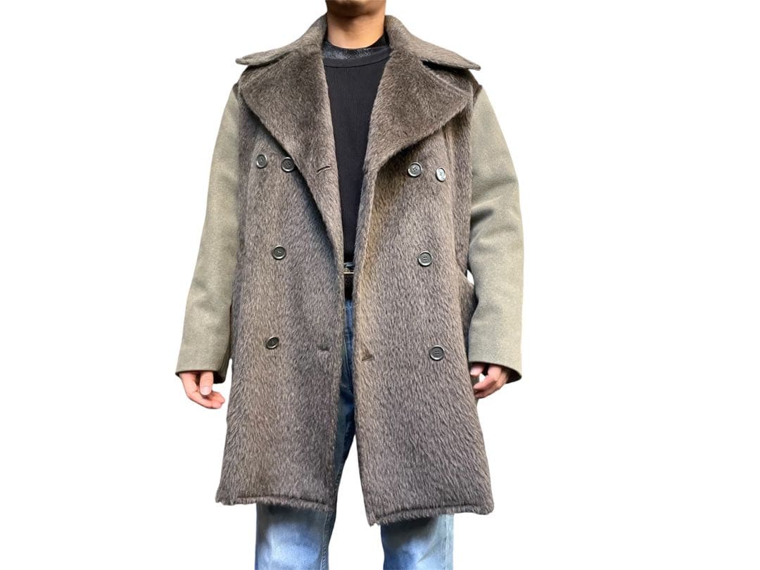 美品 GOLDEN  アルパカ混 XXS イタリア製 オーバーサイズ