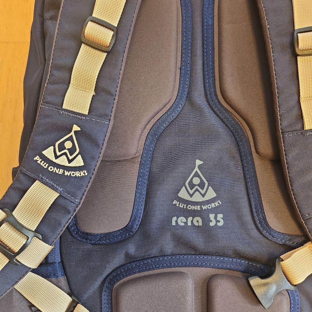 PLUS ONE WORKS RERA 35 NAVY バックパック　ネイビー