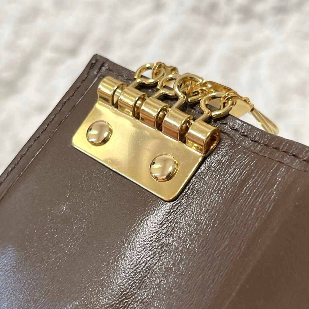 未使用✨Burberry バーバリー ノバチェック 4連キーケース シャドー