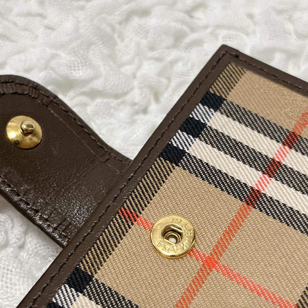 未使用✨Burberry バーバリー ノバチェック 4連キーケース シャドー