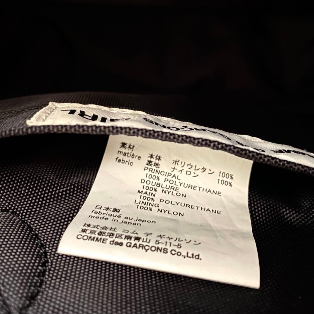 正規品 コムデギャルソン GIRL ♡ フリル ハンドバック ミニボストン 黒