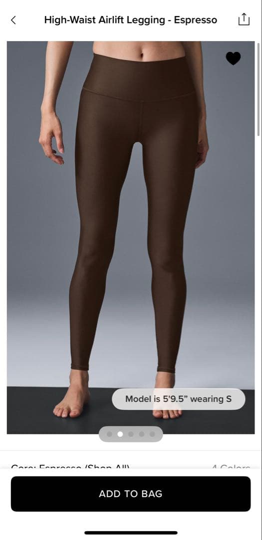 【新品】Aloyoga High-Waist Airlift Legging