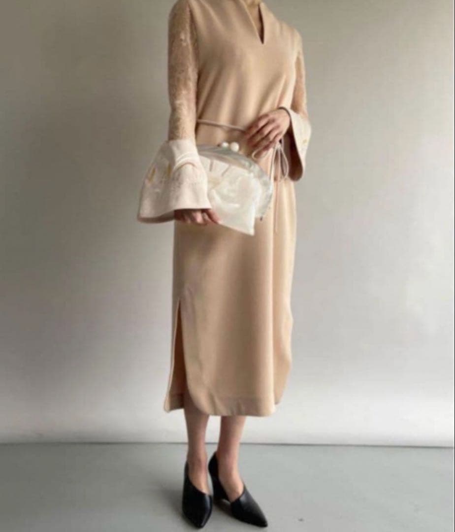 mame kurogouchi 20ss 刺繍　レース　2020ss