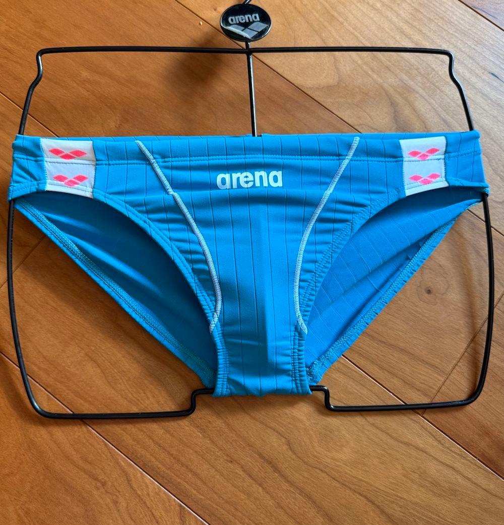 【美品】ARENA ダブルマット ARN-7020 M スカイブルー 競パン