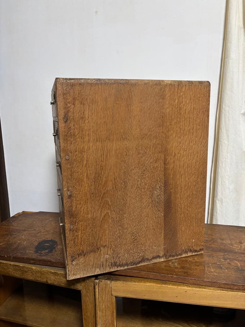 木製5段引き出し アンティーク　昭和レトロ　ヴィンテージ