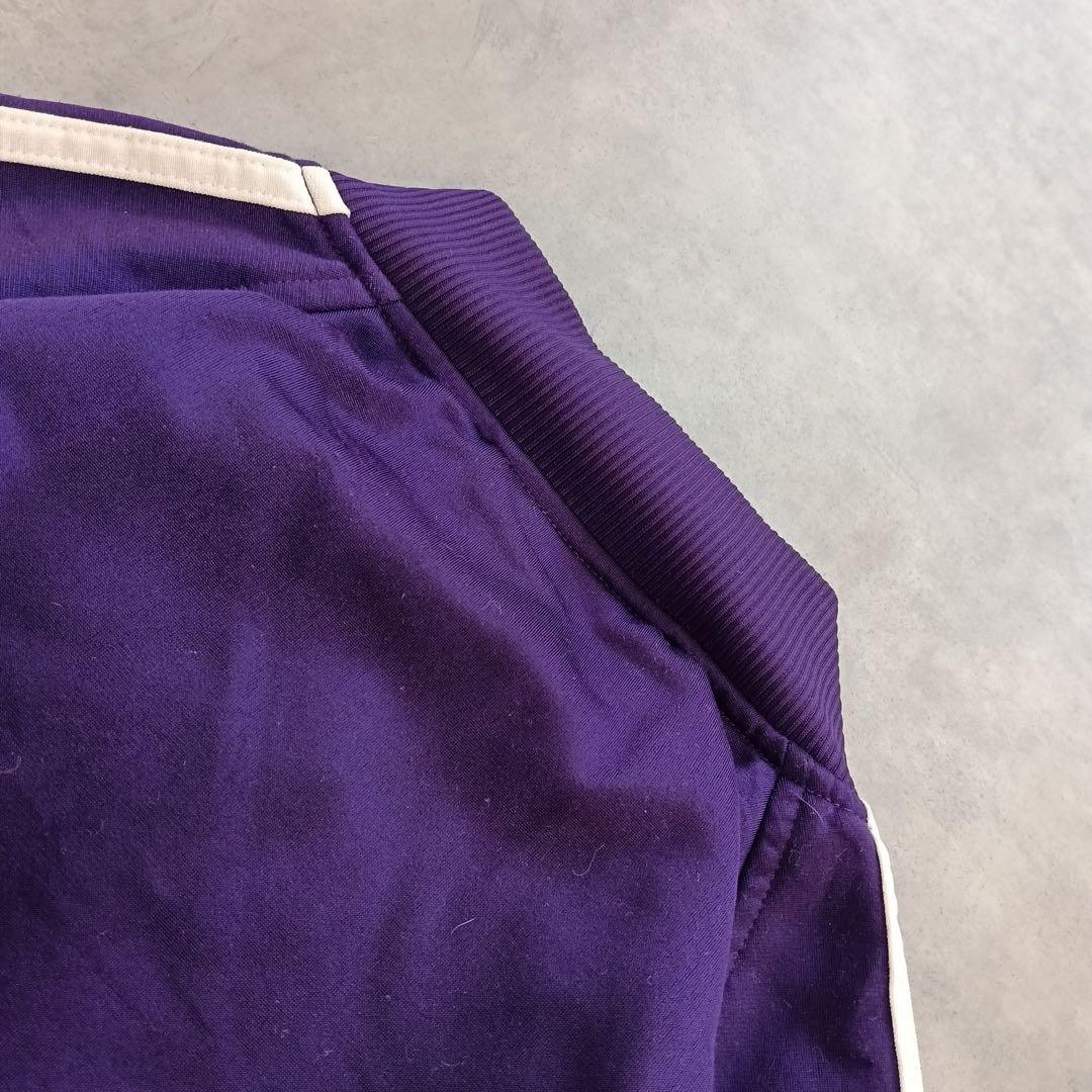 ヴィンテージアディダス古着adidasトラックジャケットジャージパープルM219