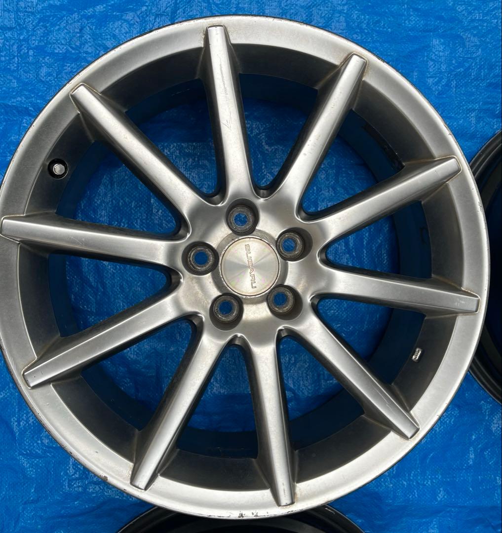 スバル純正　18インチアルミホイール　PCD100