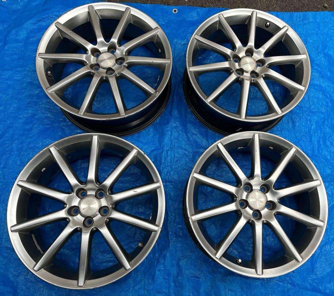 スバル純正　18インチアルミホイール　PCD100