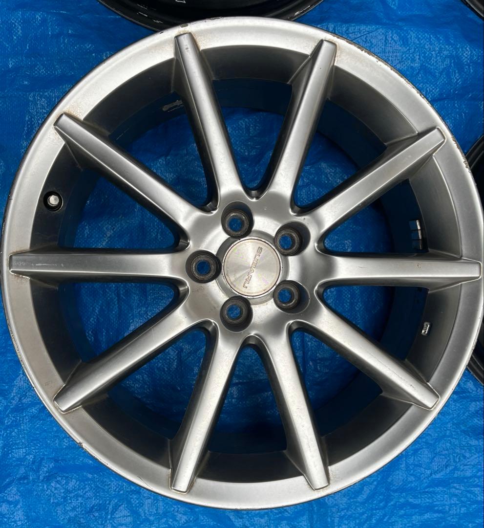 スバル純正　18インチアルミホイール　PCD100