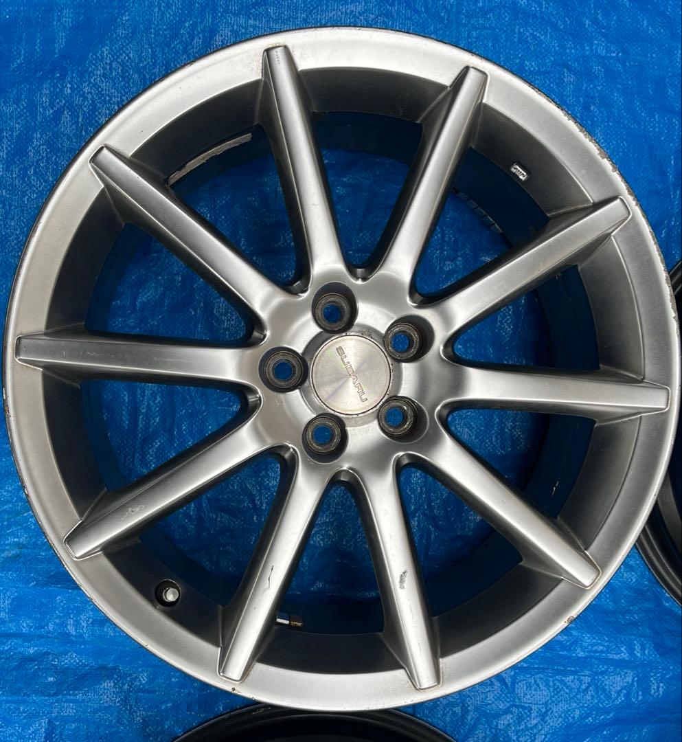 スバル純正　18インチアルミホイール　PCD100