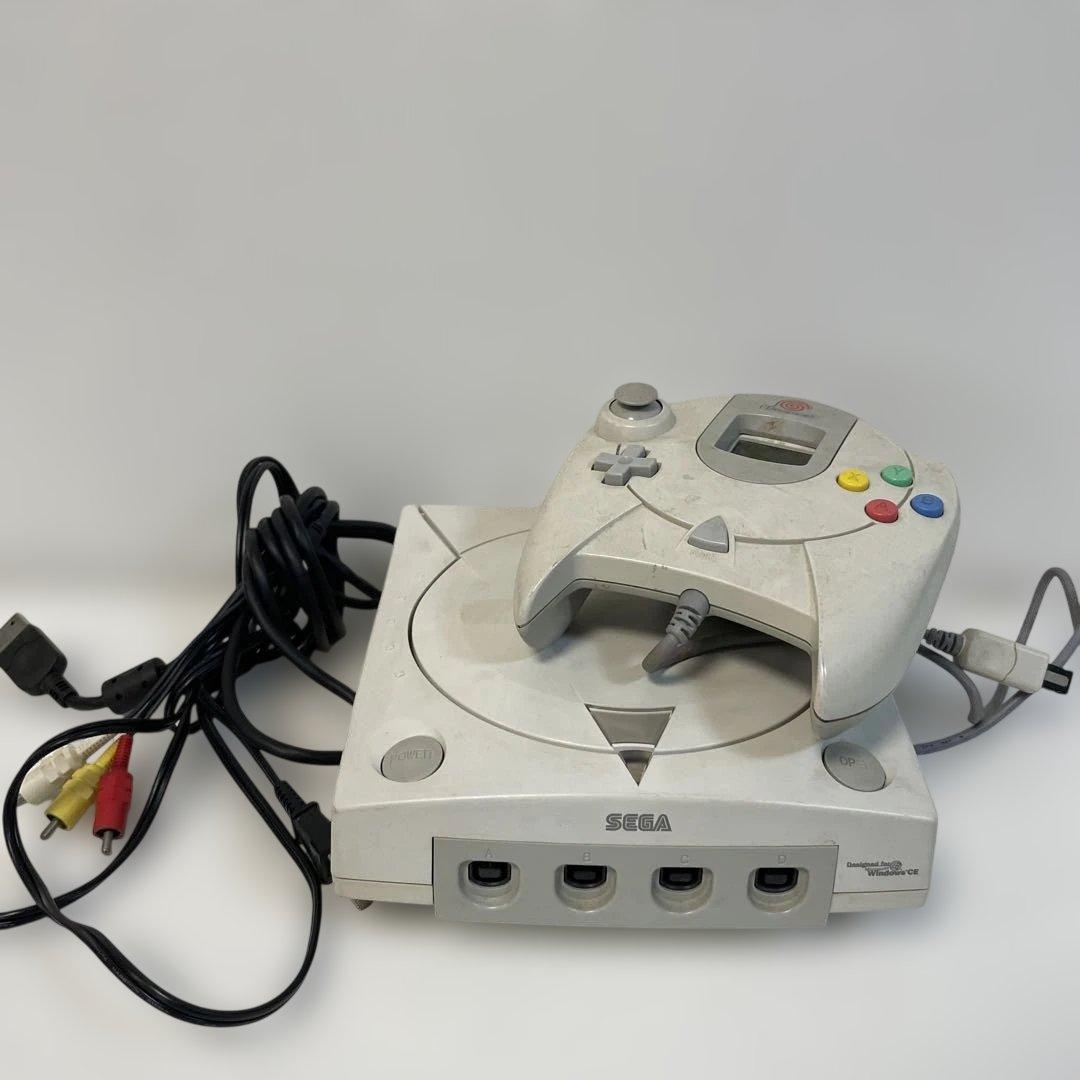 動作品　セガドリームキャスト本体HKT-3000セット