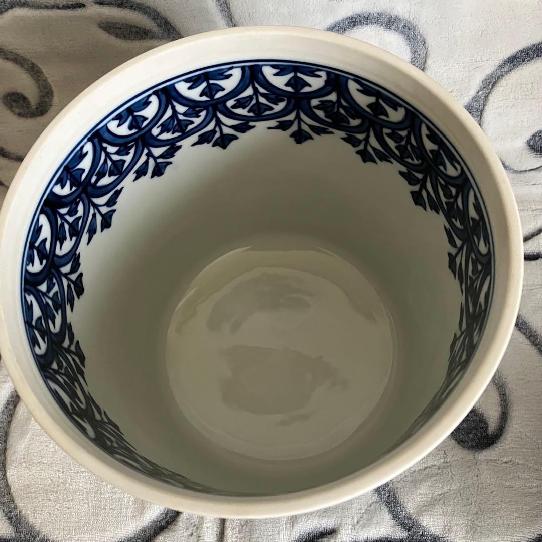 茶道具 平安秀峰 造 染付祥瑞写 水指 共箱