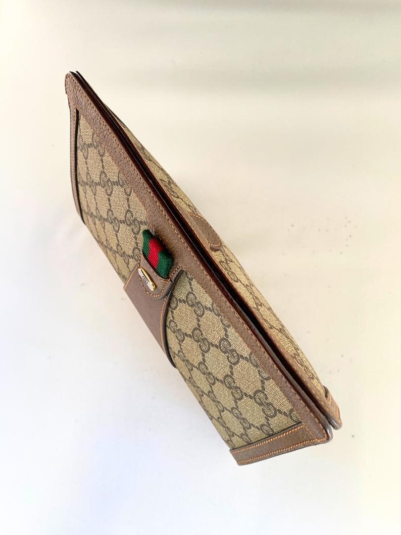 GUCCI グッチ セカンドバッグ シェリーラインクラッチバッグ GGオールド