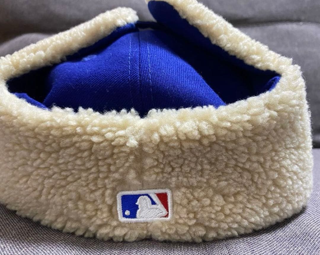 ニューエラ 59FIFTY ドジャース ドッグイヤーキャップ 7 1/2 冬用