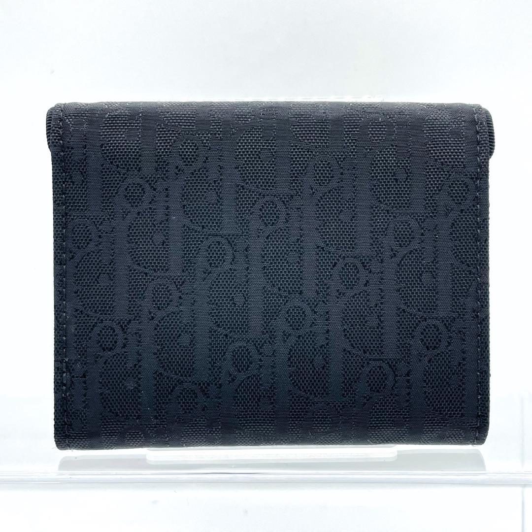597Christian Dior クリスチャンディオール トロッター 財布 黒