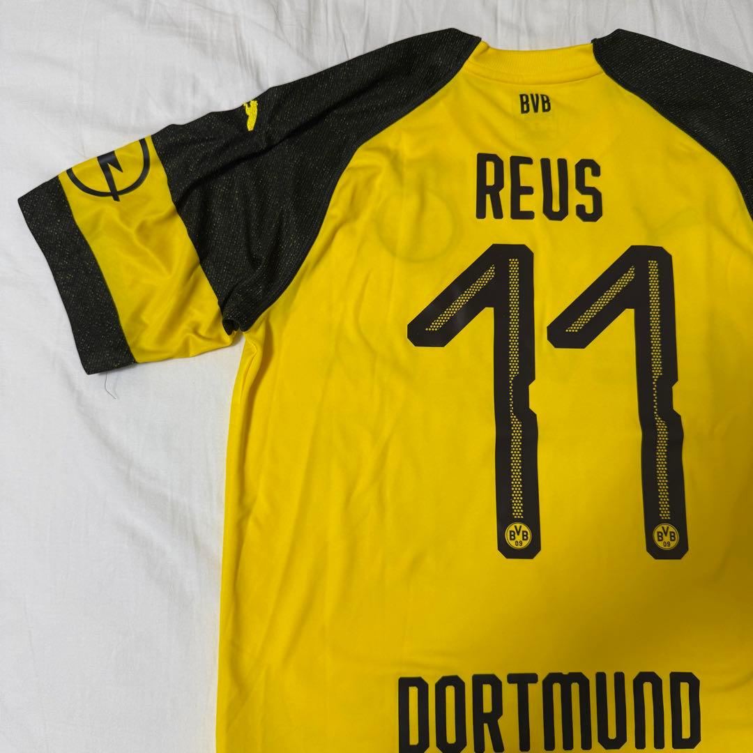 【新品未使用タグ付】ドルトムント マルコ・ロイス 18/19 ホームユニフォーム
