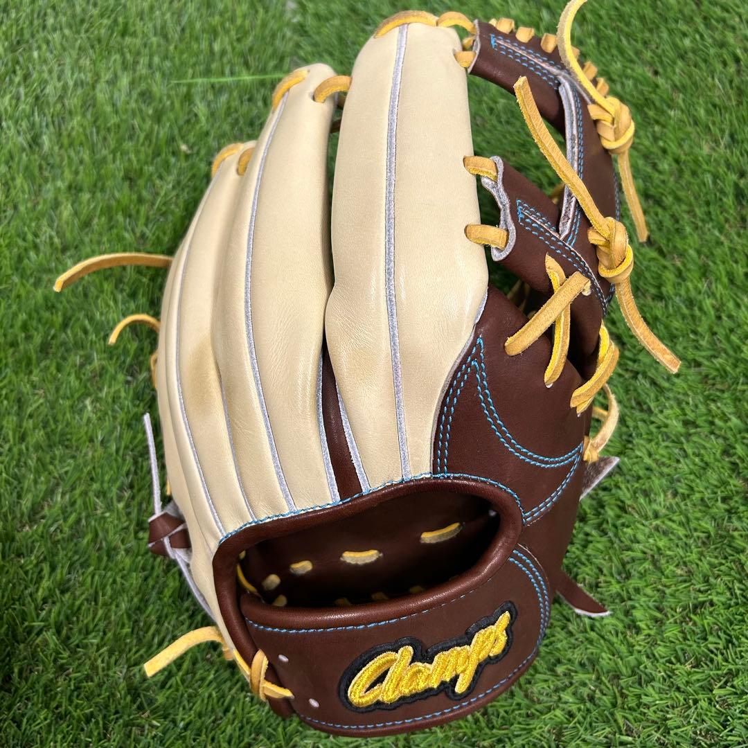 Clamps オーダー軟式硬式兼用　ショート用　ブラウン×クリーム