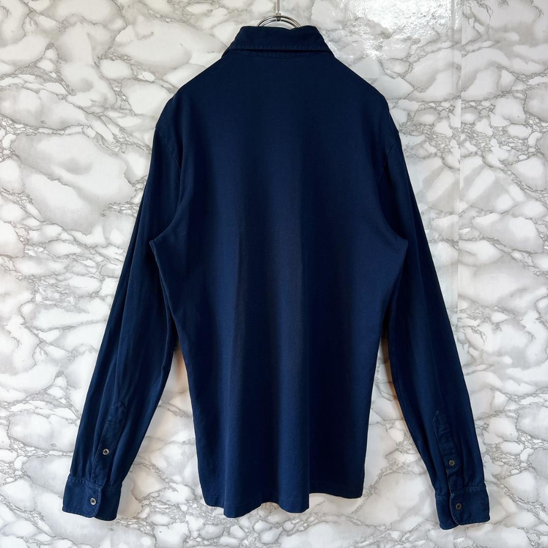 Ralph Lauren コットン 長袖ポロシャツ Sサイズ パープルレーベル