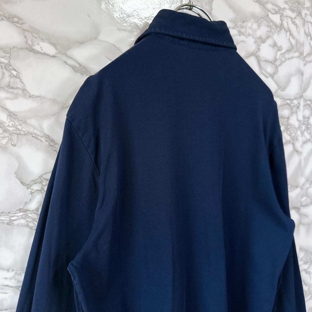 Ralph Lauren コットン 長袖ポロシャツ Sサイズ パープルレーベル