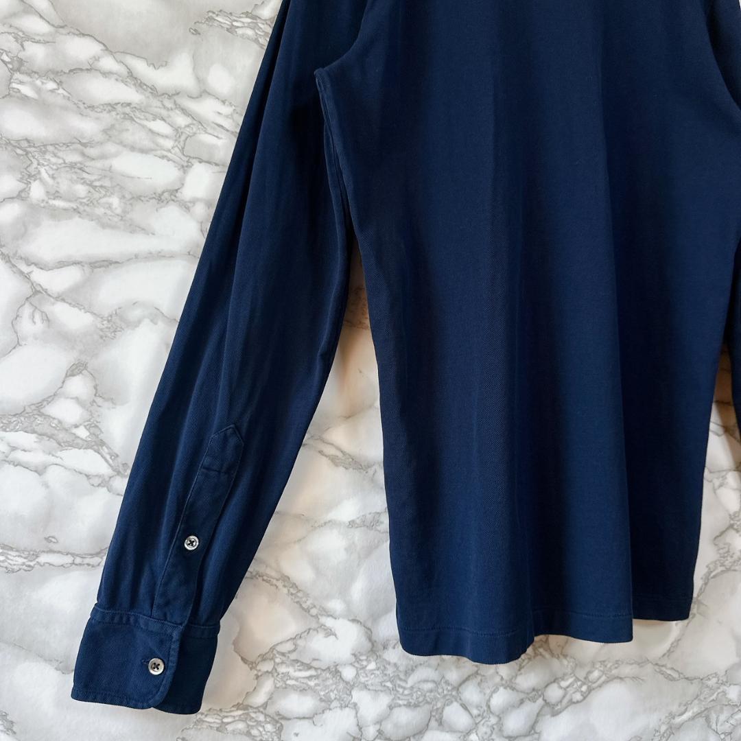 Ralph Lauren コットン 長袖ポロシャツ Sサイズ パープルレーベル