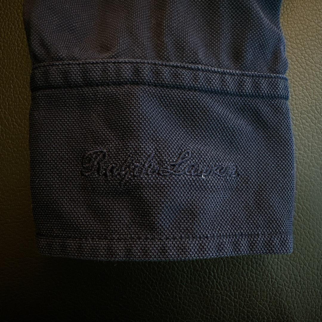 Ralph Lauren コットン 長袖ポロシャツ Sサイズ パープルレーベル