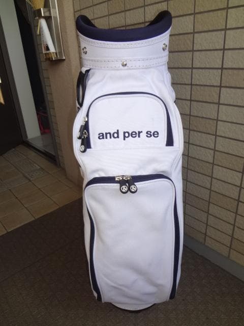 アンパスィ/ and per se 最新キャディバッグ (AUS7204) 美品