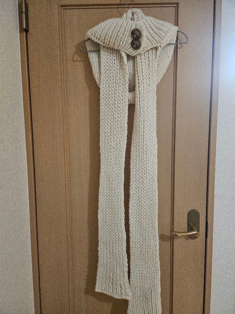 ヴィヴィアンウエストウッド　 ニットフード付きマフラー