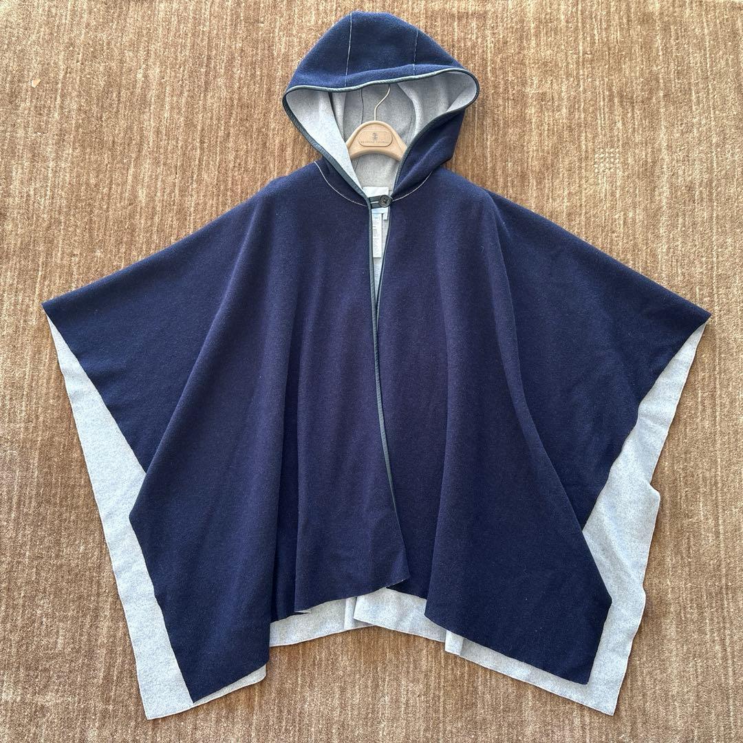 アニオナ　AGNONA カシミア　ポンチョ