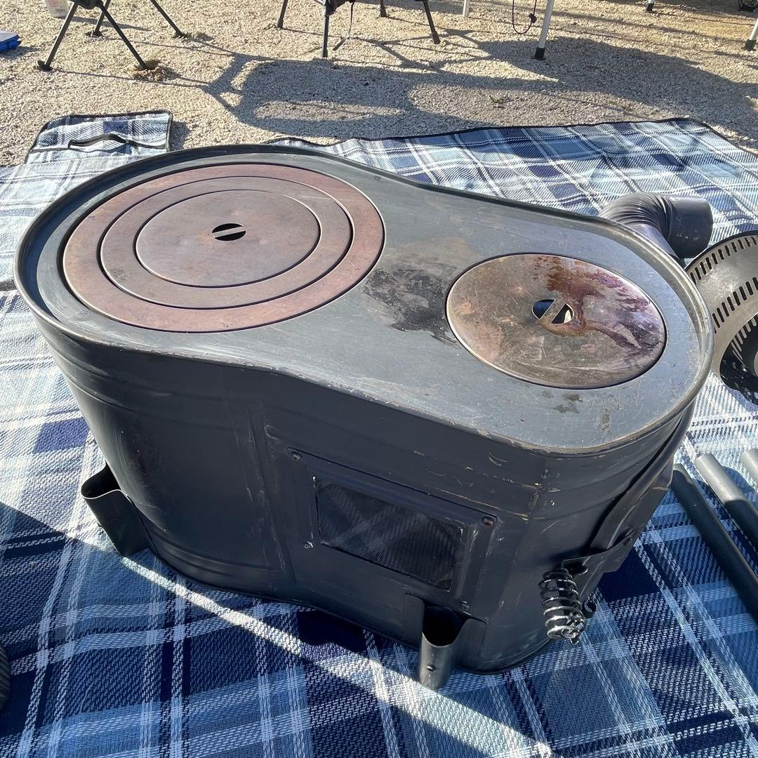 ホンマ製作所　薪ストーブ　ブラックエディション　冬キャンプ