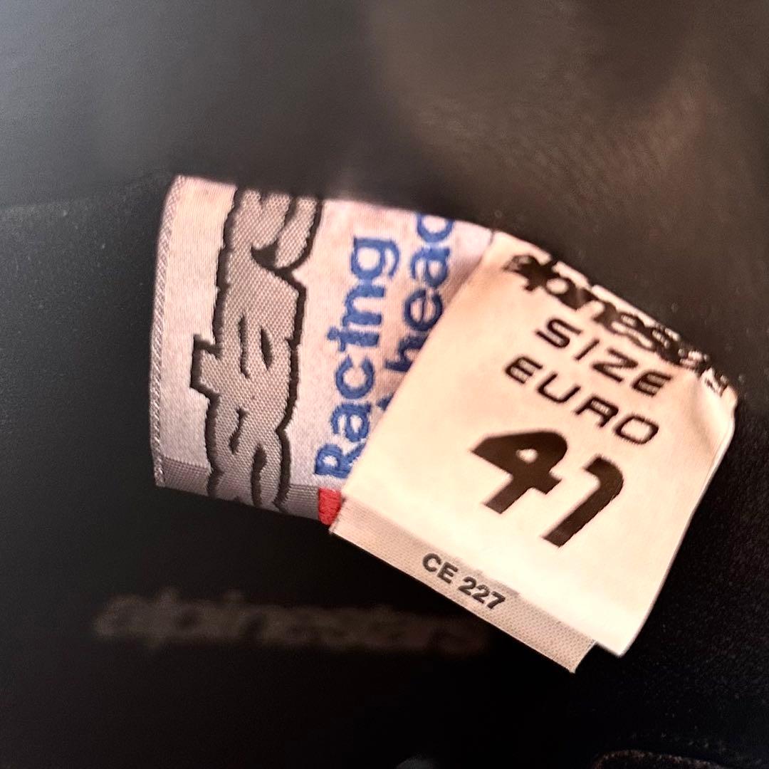 【Alpinestars バイクブーツ ブラック 41】値下げ交渉可‼️