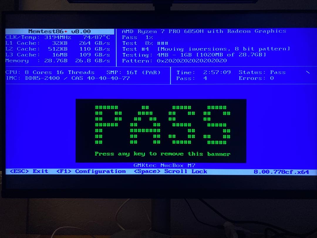GMKtec NucBox M7 ミニPC 32GB 1TB SSD