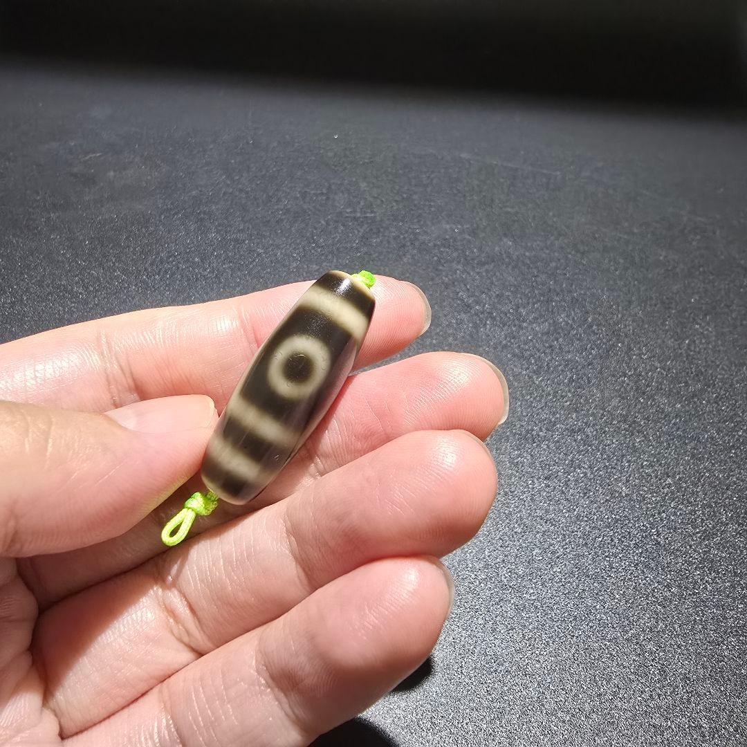 8 老礦天珠　二眼天珠　天珠　天然石　風水　御守　占い　ブレスレット　ネックレス