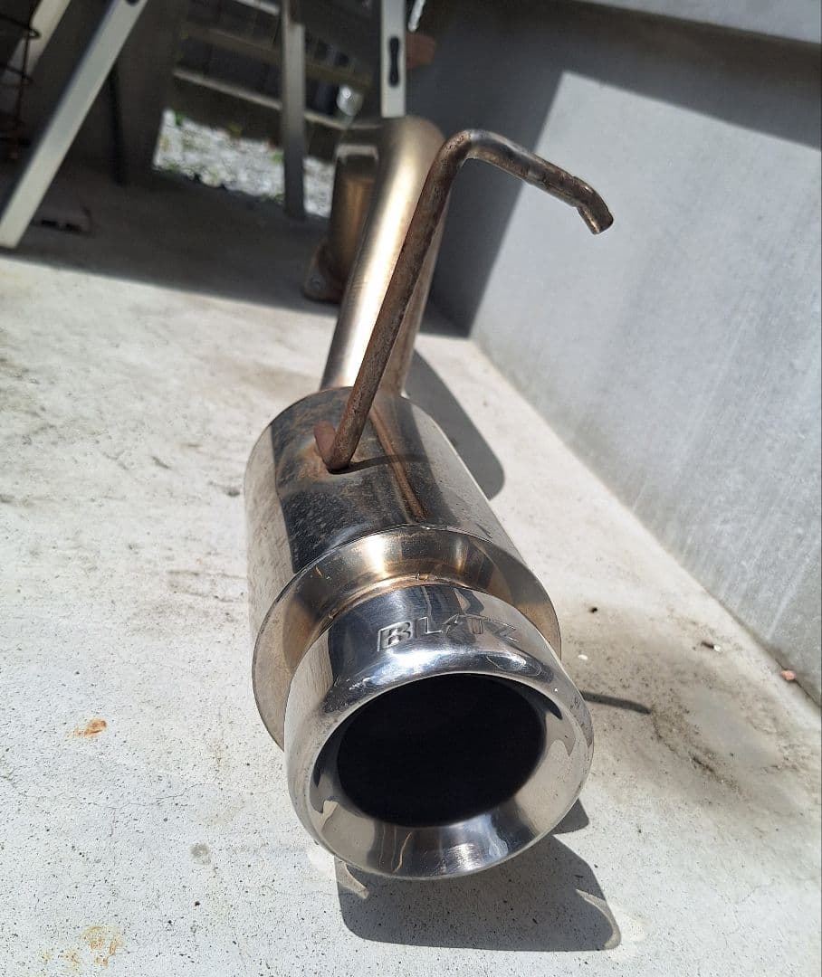 【かずぴー】L175,375,575系共通 BLITZステンレスマフラー