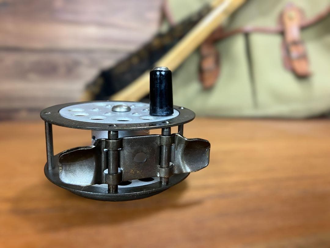 USA製　ヴィンテージ フライリール　真鍮×アルミ　fly reel