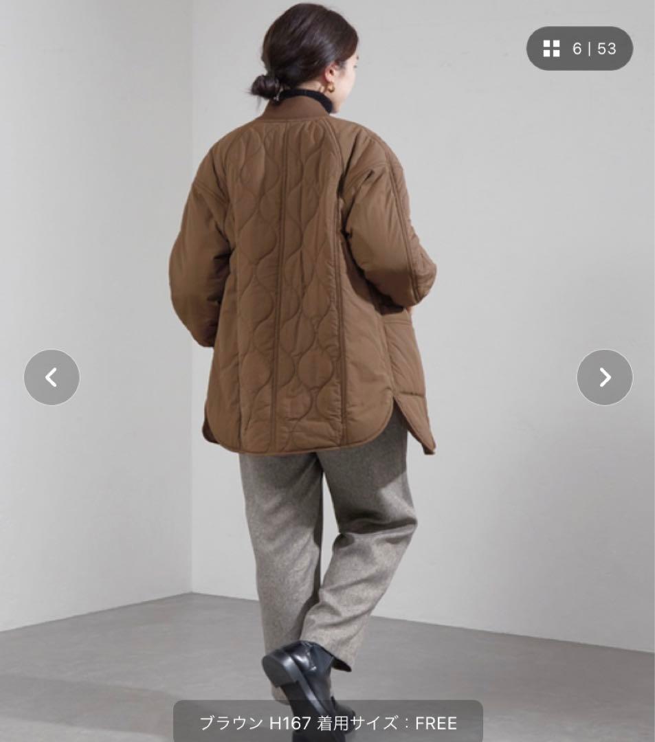 値下げセール中⭐︎リブ付き中綿ジャケット