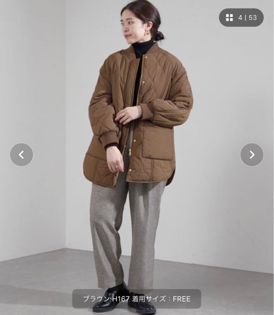 値下げセール中⭐︎リブ付き中綿ジャケット