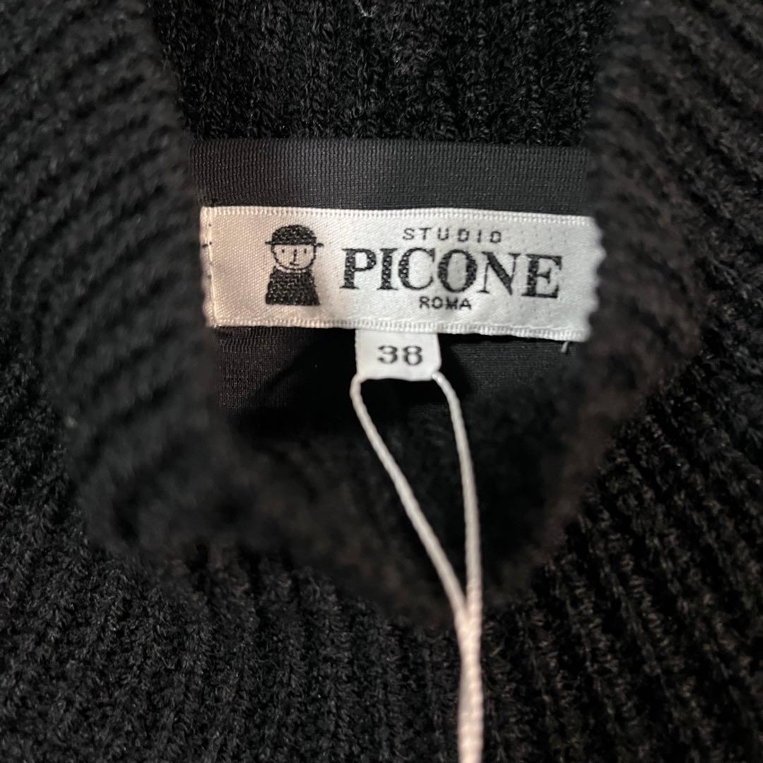 ◆ゆうき様◆希少【PICONEピッコーネ】ポンチニット異素材ドッキングワンピース